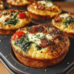 In recent years, breakfast muffins have surged in popularity, quickly becoming a staple for those seeking a nutritious and convenient way to kickstart their day. These versatile treats can be customized to suit a range of dietary preferences and flavor profiles, making them an ideal choice for busy mornings or meal prep sessions. Among the many variations out there, Savory Spinach & Bacon Egg White Muffins stand out as a deliciously satisfying option that combines health and taste in every bite.