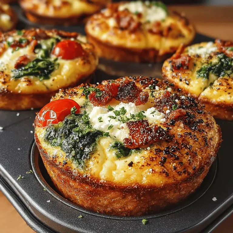 In recent years, breakfast muffins have surged in popularity, quickly becoming a staple for those seeking a nutritious and convenient way to kickstart their day. These versatile treats can be customized to suit a range of dietary preferences and flavor profiles, making them an ideal choice for busy mornings or meal prep sessions. Among the many variations out there, Savory Spinach & Bacon Egg White Muffins stand out as a deliciously satisfying option that combines health and taste in every bite.