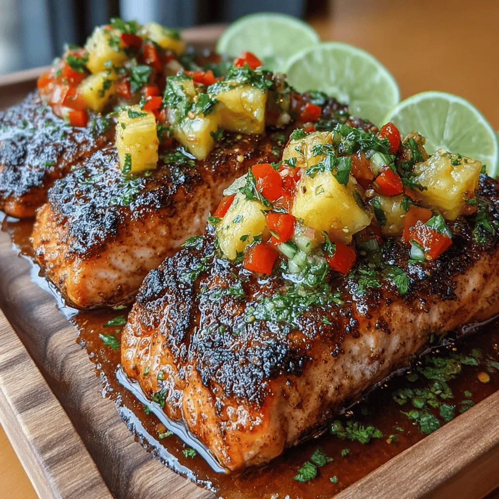 When it comes to summer grilling, few dishes can compete with the vibrant flavors and healthful benefits of Tropical Grilled Salmon with Pineapple Salsa. This recipe not only delivers a visually appealing plate but also tantalizes the taste buds with a fusion of savory and sweet notes. The juicy salmon, enhanced by a zesty marinade, pairs perfectly with a refreshing pineapple salsa, creating a dish that is both delicious and nutritious.
