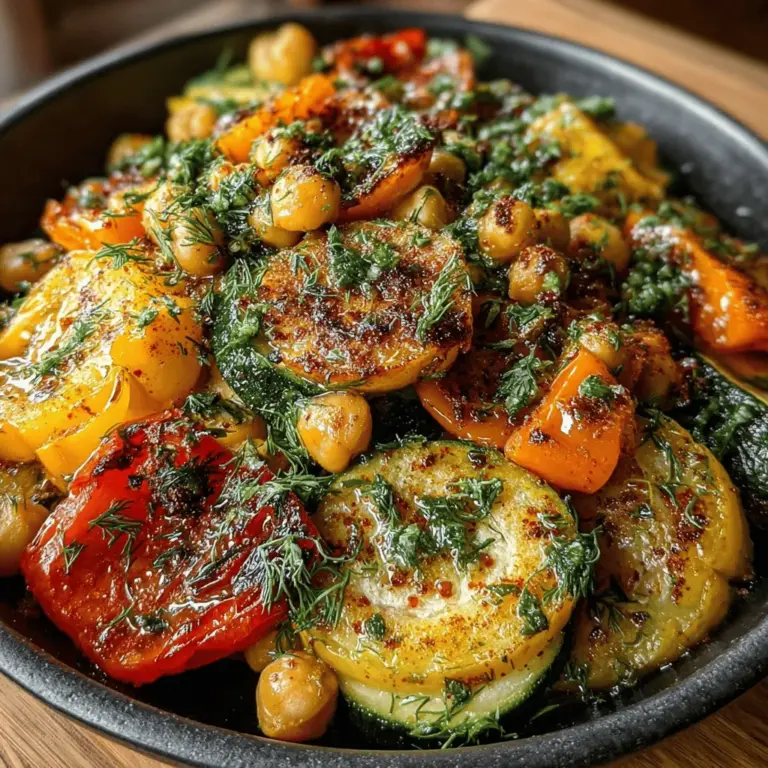 Are you looking for a vibrant, nutritious dish that’s easy to prepare and packed with flavor? Look no further than Zesty Roasted Lemon Dill Chickpeas & Veggies. This delightful recipe combines the wholesome goodness of roasted chickpeas and a colorful array of fresh vegetables, all brought together with a zesty lemon and dill dressing. Not only does this dish burst with flavor, but it also offers a plethora of nutritional benefits, making it a fantastic addition to your meal rotation.