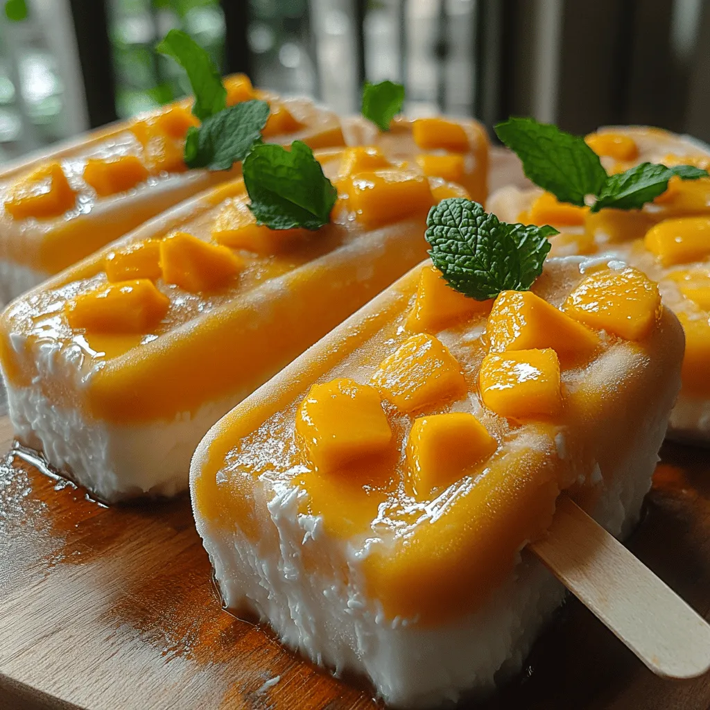 When the sun blazes high in the sky, there’s nothing quite as refreshing as a popsicle. Among the myriad of flavors available, Luscious Mango Coconut Popsicles stand out as a beacon of tropical delight. Originating from tropical regions where mango trees flourish and coconut palms sway, these popsicles are not only a delightful treat but also a reflection of the vibrant cultures that celebrate these ingredients. In many South Asian and Caribbean countries, mangoes and coconuts are staples; their rich flavors and textures are woven into both everyday cooking and festive gatherings.