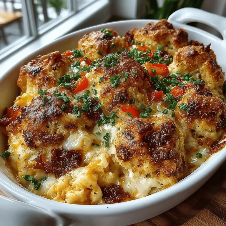 In the realm of breakfast and brunch dishes, few recipes can rival the comforting allure of a Fluffy Scrambled Egg and Cheddar Biscuit Bake. This dish not only captures the essence of a hearty morning meal but also brings together the delightful textures of fluffy scrambled eggs and flaky biscuit dough, making it an irresistible choice for family gatherings, brunch with friends, or a cozy weekend breakfast. The combination of these ingredients creates a symphony of flavors and textures that is sure to please everyone at the table.