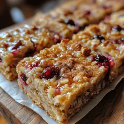 In today's fast-paced world, finding a nutritious and satisfying breakfast can be a challenge. Many of us lead busy lives, rushing out the door in the morning without taking the time to prepare a meal that fuels both our bodies and minds. It’s no wonder that breakfast bars have surged in popularity as a convenient option. However, store-bought varieties are often loaded with refined sugars, preservatives, and artificial ingredients that can detract from their health benefits. Enter our Wholesome Berry Oatmeal Breakfast Bars—a delicious, homemade alternative that is not only healthy but also incredibly easy to prepare.