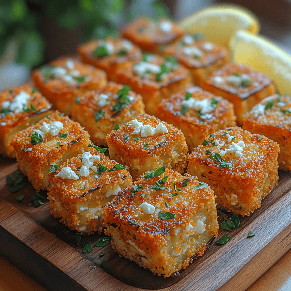 When it comes to appetizers that embody the essence of Mediterranean cuisine, few dishes can rival the delight of Crispy Feta Stuffed Eggplant Bites. This dish harmoniously combines the earthy and subtly sweet flavor of eggplant with the creamy, tangy richness of feta cheese, resulting in a mouthwatering experience that is both satisfying and indulgent. Whether you are hosting a gathering, planning a dinner party, or simply in search of a healthy snack option, these crispy bites are sure to impress your guests and elevate your culinary repertoire.