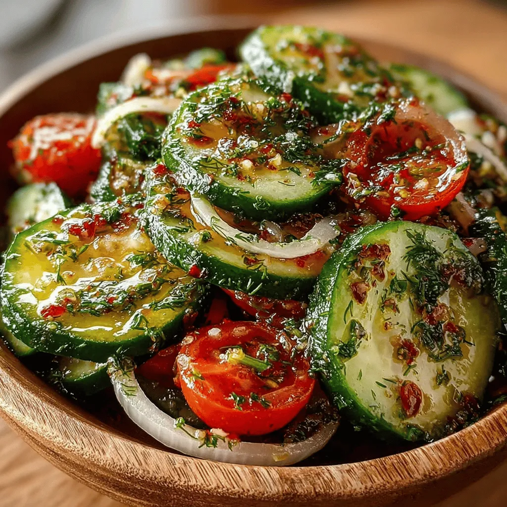 When it comes to refreshing side dishes that can elevate any meal, the Crisp & Tangy Cucumber Onion Salad stands out. This vibrant salad is not only visually appealing with its bright colors and textures but also offers a delightful crunch and zesty flavors that can awaken your palate. Perfect for summer barbecues, potlucks, or as a light appetizer, this salad is a versatile addition to your culinary repertoire.