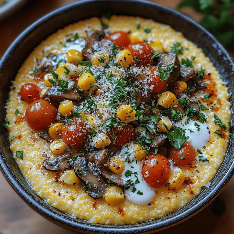 Polenta is a culinary treasure that has graced tables for centuries, originating from Northern Italy. This versatile dish, made from ground corn, can be served in a variety of ways, making it a beloved staple in many kitchens. From creamy to firm, polenta can adapt to countless preparations, catering to both savory and sweet cravings alike. In this article, we will explore a delightful rendition of polenta: the Creamy Sweet Corn Polenta Bowl. This dish boasts a rich, creamy texture and a sweet corn flavor that elevates it from a simple meal to a comforting experience.