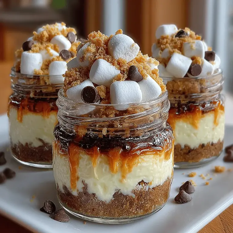 As summer evenings settle in, they often evoke nostalgic memories of crackling campfires, starlit skies, and the unmistakable aroma of toasted marshmallows. S'mores, the quintessential campfire treat consisting of gooey marshmallows, rich chocolate, and crisp graham crackers, have become synonymous with warm nights spent with friends and family. The simple act of roasting marshmallows over an open flame and assembling the perfect s'more is a rite of passage for many. However, as much as we love the tradition, it’s not always feasible to gather around a fire, especially in the hustle and bustle of modern life. Enter the innovative dessert that brings the essence of those cherished summer nights into the kitchen: S’mores in a Jar—a no-bake cheesecake delight that captures the classic flavors of s'mores while offering a creamy, indulgent twist.