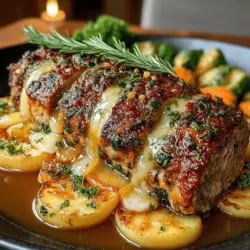 When it comes to creating a meal that resonates with warmth and comfort, few dishes can rival the succulent allure of herb-crusted pork loin with apples. This recipe encapsulates a delightful balance of savory and sweet flavors, making it an ideal centerpiece for family dinners or special gatherings. The aromatic herb crust envelops the pork loin, providing a fragrant and flavorful experience, while the roasted apples introduce a natural sweetness, perfectly complementing the rich meat.