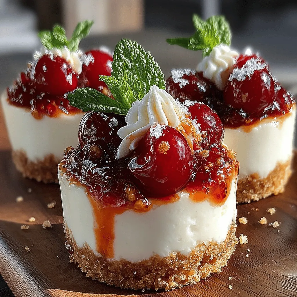 No-bake desserts have become a beloved staple in kitchens across the globe, especially for those looking to create something delicious without the hassle of traditional baking. With their simplicity and ease of preparation, no-bake recipes have surged in popularity, appealing to both novice bakers and seasoned chefs alike. Among the myriad of delightful options available, Cherry Bliss No-Bake Cheesecake Cups stand out as a truly exquisite treat. These individual desserts are not only easy to make but also offer a perfect balance of creamy cheesecake, crunchy crust, and a tart cherry topping that makes them suitable for any occasion, from casual family dinners to elegant gatherings.