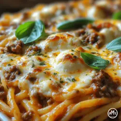 When it comes to comfort food, few dishes evoke feelings of warmth and satisfaction quite like a cheesy baked spaghetti casserole. This Cheesy Delight: Baked Spaghetti Casserole with Three Cheeses is a quintessential dish that seamlessly blends the heartiness of pasta, the richness of cheese, and the savory notes of meat into one delightful package. Perfect for family dinners, potlucks, or cozy gatherings with friends, this casserole not only pleases the palate but also provides a sense of nostalgia that makes it a beloved choice among many.