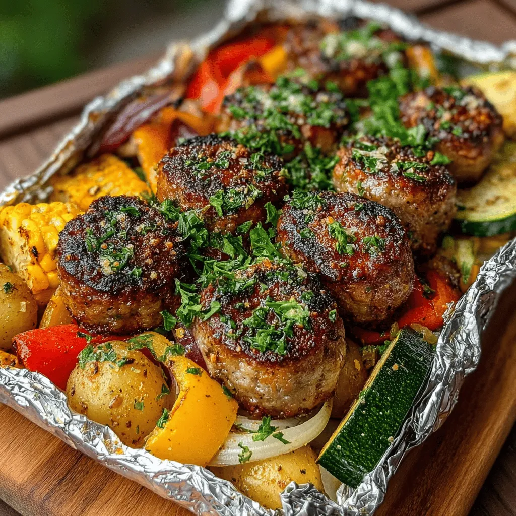 As the warmer months approach, the allure of summer grilling becomes irresistible. The sizzle of food on a hot grill, the tantalizing aromas wafting through the air, and the joy of sharing meals outdoors create an atmosphere that is hard to resist. Among the many grilling options available, foil pack recipes stand out for their convenience and ease of preparation, making them a favorite for family dinners and social gatherings alike. One such delightful recipe is the Sizzlin’ Summer Sausage & Veggie Foil Packs, which seamlessly combines the robust flavors of Italian sausage with a medley of fresh vegetables, all cooked together in a neat, easy-to-manage package.