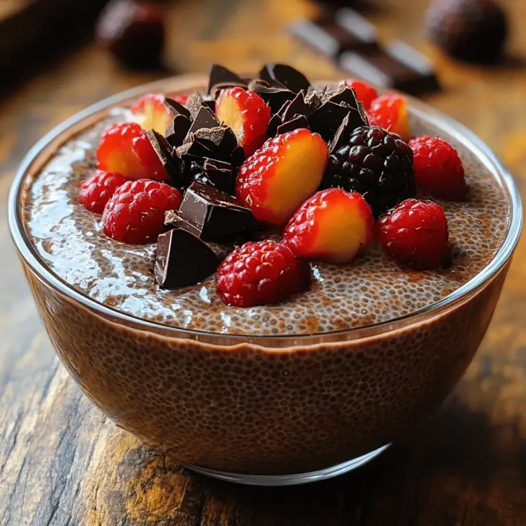 In recent years, there has been a notable shift in how we perceive desserts, with an increasing number of people gravitating towards healthier options that do not sacrifice flavor. The popularity of healthy desserts reflects a growing awareness of nutrition and wellness, where indulgence can coexist with mindful eating. One such delightful creation that embodies this philosophy is chocolate chia pudding—a rich, creamy treat that satisfies your sweet tooth while offering numerous health benefits.