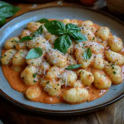 Creamy Tomato Basil Gnocchi is a dish that embodies the essence of comfort food, combining the rich flavors of tomatoes, the aromatic freshness of basil, and the delightful softness of gnocchi. This dish not only tantalizes the taste buds but also warms the soul, making it a perfect choice for cozy dinners or gatherings with loved ones. Whether you are a seasoned cook or a kitchen novice, this recipe invites you to create a meal that feels indulgent yet is surprisingly straightforward to prepare.