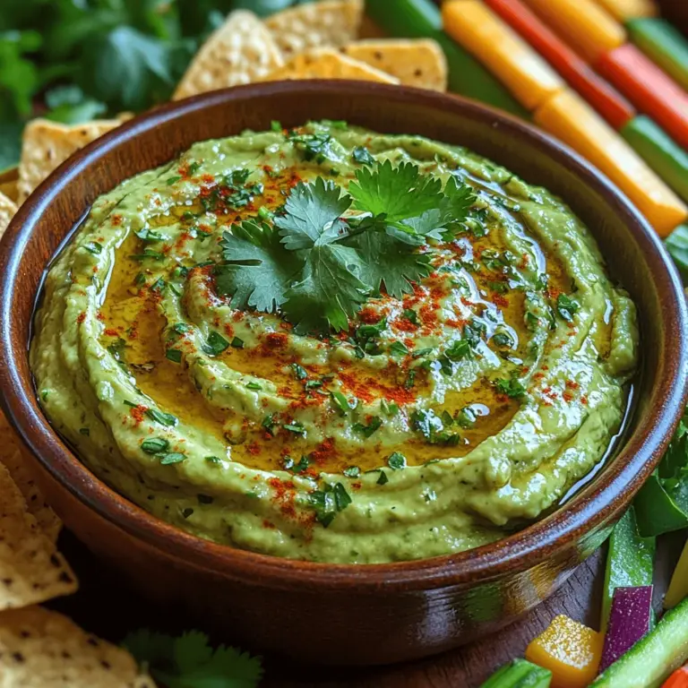 In the realm of culinary delights, few dishes can claim the versatility and universal appeal of a creamy avocado cilantro dip. This dip is not merely an accompaniment; it is a celebration of fresh flavors and wholesome ingredients, destined to elevate any gathering, from laid-back family get-togethers to sophisticated cocktail parties. As more people gravitate towards healthier eating options, this dip shines as a nutritious snack, offering a delightful balance of creaminess and zest that suits a variety of palates.