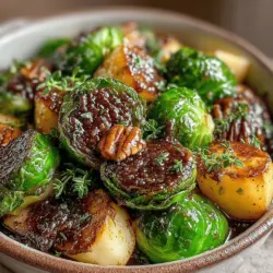 Maple Glazed Brussels Sprouts and Apples is a delightful dish that perfectly captures the essence of fall. This recipe combines the earthy flavor of Brussels sprouts with the crisp sweetness of apples, all enhanced by a luscious maple glaze. It's an ideal side dish for Thanksgiving dinners, holiday gatherings, or even a cozy weeknight meal. The appeal of this dish lies in its harmonious blend of flavors and textures, making it a standout option for any table.