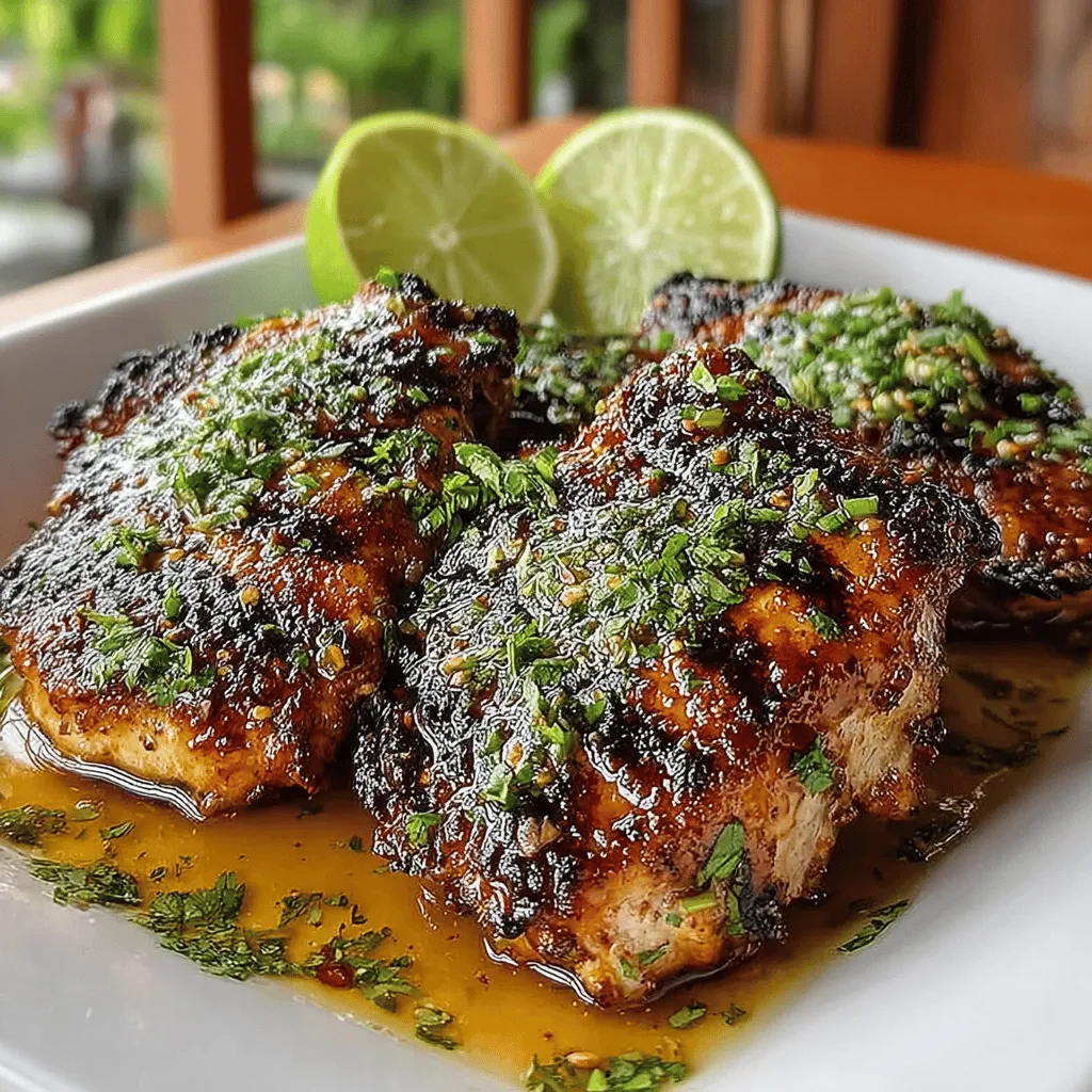 Embark on a culinary journey that tantalizes your taste buds with the vibrant and refreshing flavors of Zesty Cilantro Lime Grilled Chicken Breasts. This dish is a delightful fusion of zesty lime juice, fresh cilantro, and a medley of aromatic spices, creating a marinade that transforms ordinary chicken breasts into a sensational meal. Whether you're hosting a summer barbecue, preparing a quick weeknight dinner, or engaging in meal prep for the week ahead, this recipe provides a straightforward yet flavorful option that is sure to impress your family and friends.