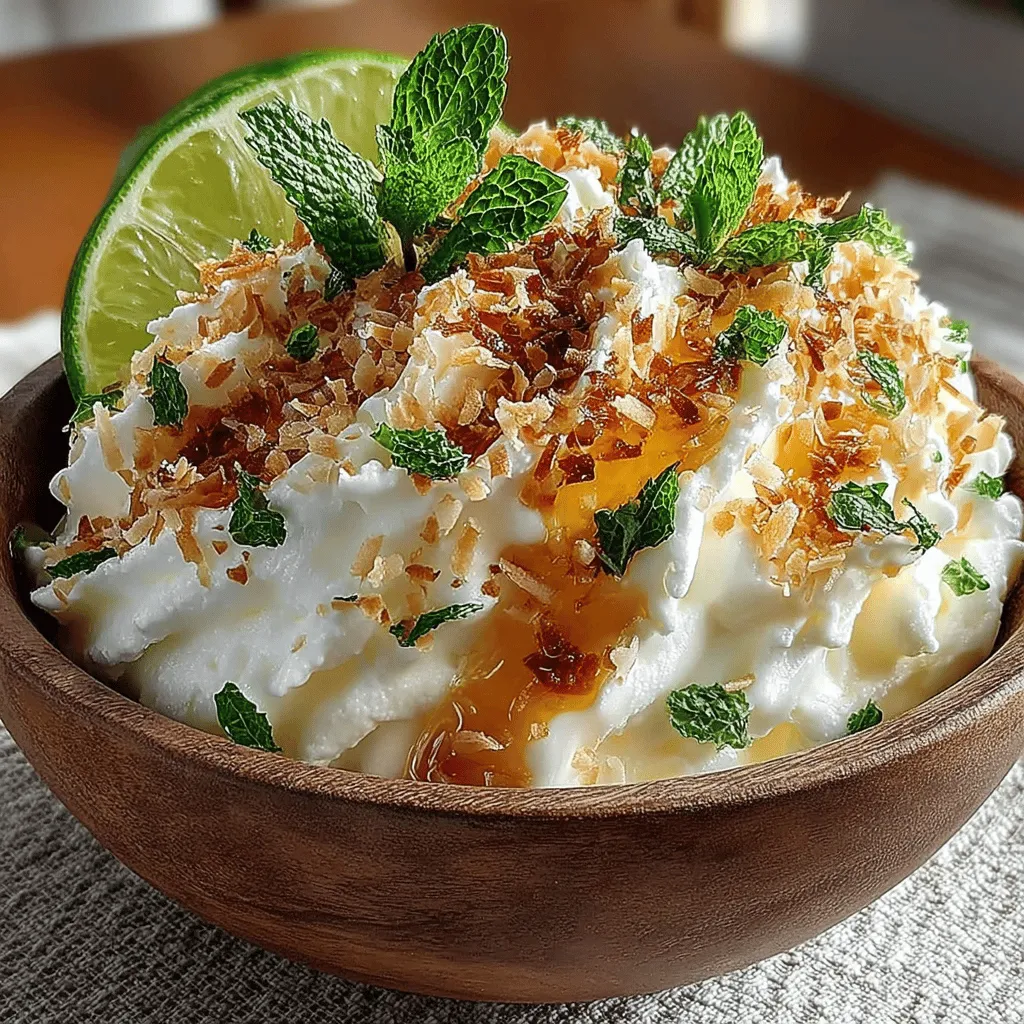Step into the world of tropical indulgence with our Tropical Paradise Pineapple Whip, a dessert that encapsulates the essence of sunshine and relaxation. This delightful recipe brings together the natural sweetness of ripe pineapple and the creamy richness of coconut milk, making it an irresistible treat for warm days. Whether you’re lounging by the pool or hosting a summer gathering, this dessert offers a refreshing escape into a tropical paradise with each delicious spoonful.