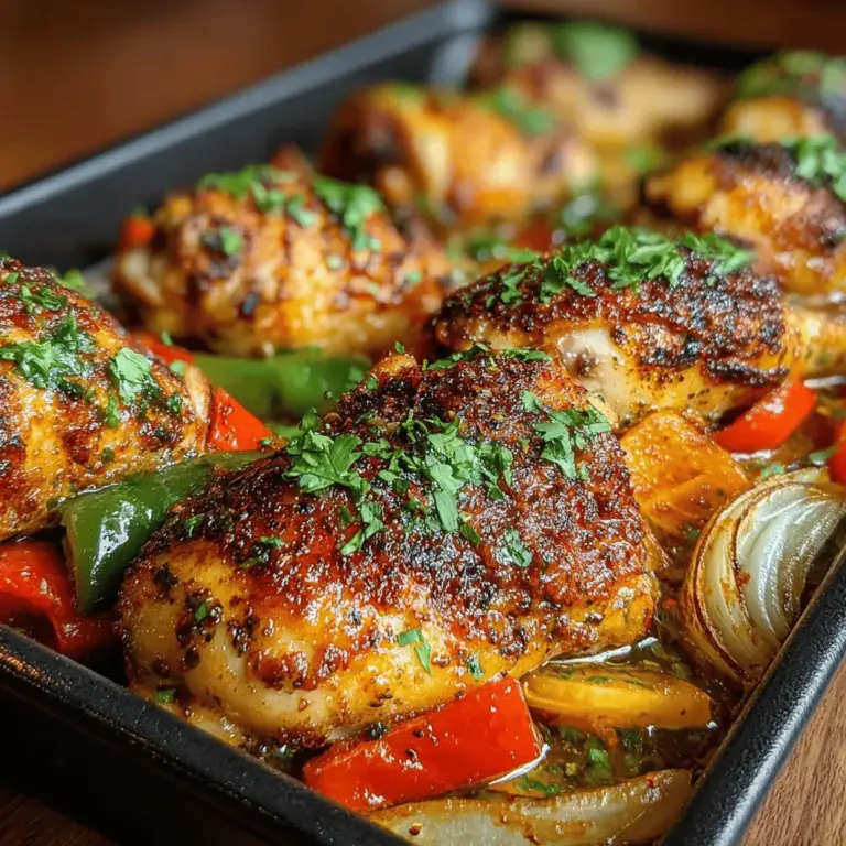 When it comes to weeknight dinners, few dishes can rival the simplicity and satisfaction of a traybake. The Spicy Garlic Lime Drumstick Traybake is a standout option that combines bold flavors, vibrant colors, and minimal cleanup, making it a favorite among busy home cooks and food enthusiasts alike. This dish beautifully marries the heat of spices with the zesty brightness of lime and the aromatic allure of garlic. Whether you're feeding a family or entertaining friends, this recipe is sure to impress.