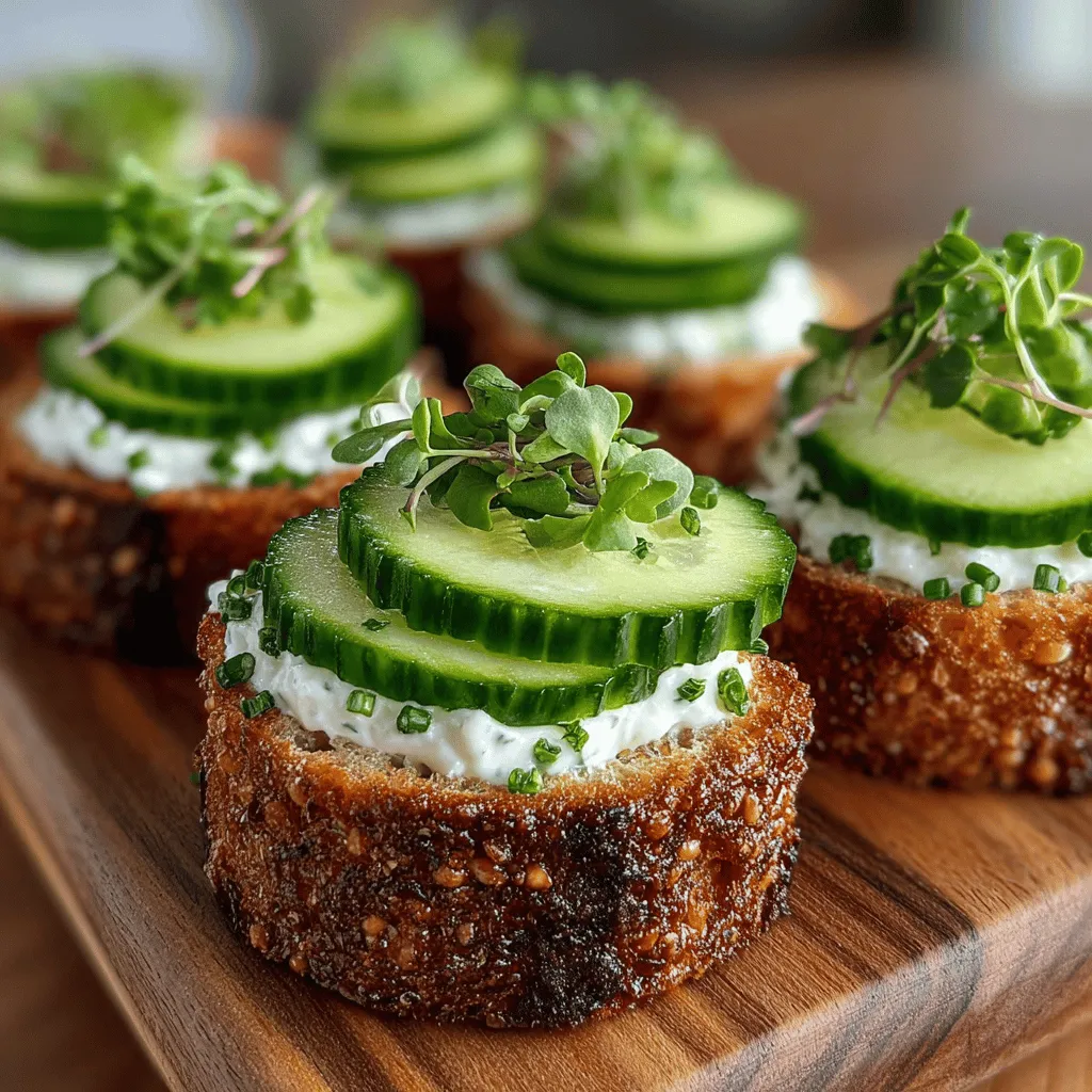 When it comes to appetizers that are both delightful and visually appealing, Crisp Cucumber Delight Sandwich Bites stand out as a top choice. These light and refreshing bites are perfect for gatherings, picnics, or simply as a healthy snack to enjoy at home. The vibrant ingredients come together to create a harmonious balance of flavors and textures that are sure to impress your guests. Not only are these sandwich bites easy to prepare, but they also encapsulate the essence of fresh, wholesome eating.