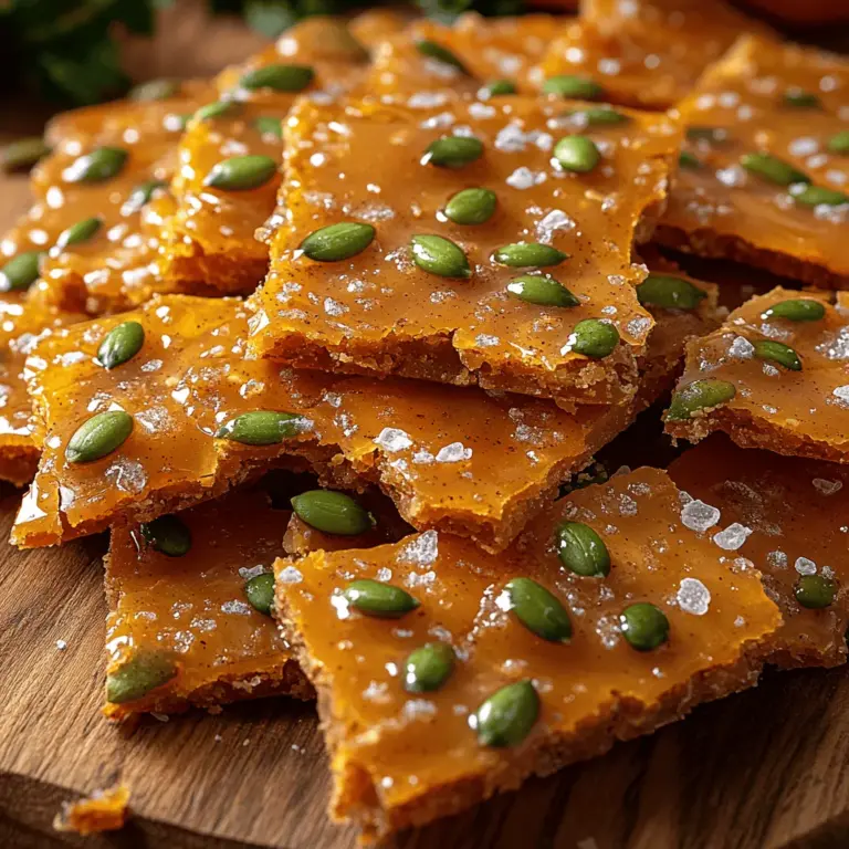 In a world where store-bought snacks often dominate, the joy of making your own treats is unparalleled. Homemade snacks not only allow for creativity in the kitchen but also provide a sense of satisfaction that comes from crafting something delicious from scratch. One such treat that stands out in both flavor and texture is Crunchy Pumpkin Seed Brittle. This delightful confection is perfect for various occasions, whether it's a cozy holiday gathering, a festive celebration, or simply a satisfying indulgence during a quiet evening at home.
