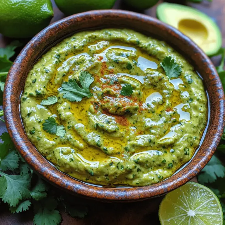 In a world brimming with diverse culinary creations, the creamy avocado cilantro sauce stands out as a vibrant and flavorful addition to any meal. This sauce, with its luscious texture and fresh taste, has gained popularity for its ability to enhance a variety of dishes—from tacos and salads to grilled meats and roasted vegetables. Whether you're aiming to elevate a simple weeknight dinner or impress guests at a gathering, this sauce is sure to become a go-to recipe in your culinary repertoire.