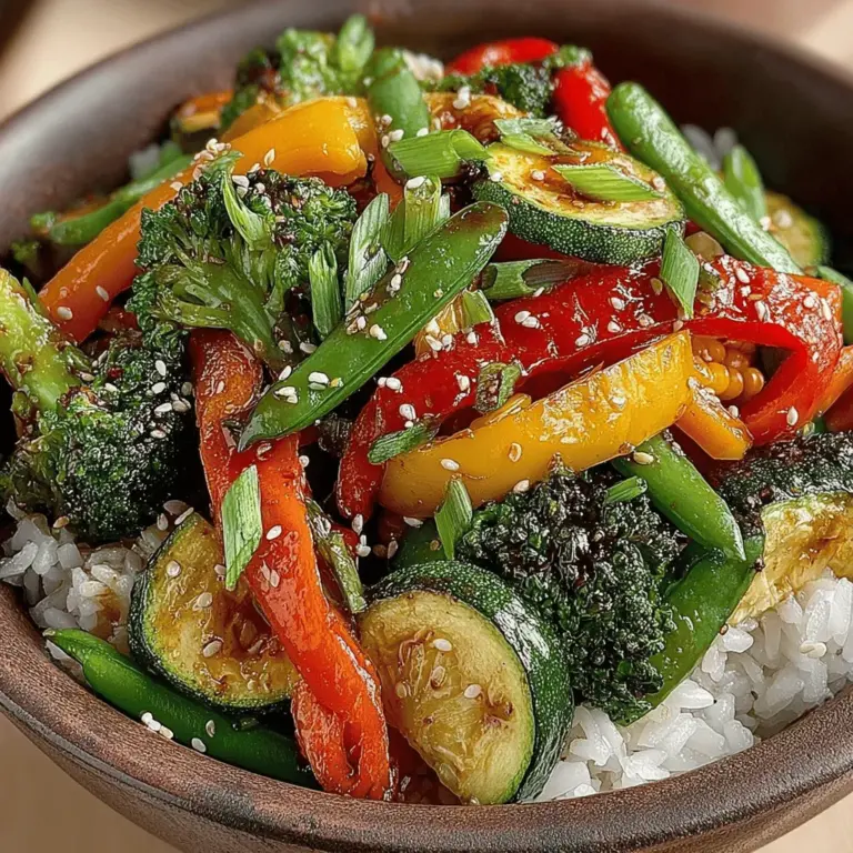 In recent years, plant-based meals have surged in popularity, reflecting a growing awareness of health, sustainability, and culinary exploration. As more people seek to incorporate more vegetables into their diets, vibrant and nutritious dishes like the Sunny Garden Veggie Stir Fry have taken center stage. This recipe not only tantalizes the taste buds with its colorful presentation and crisp textures but also delivers a wealth of nutrients, making it an ideal choice for lunch or dinner.