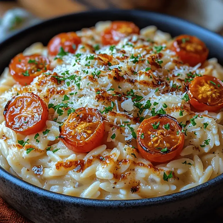 When it comes to comfort food, few dishes can rival the creamy, rich flavor of orzo combined with the deep, aromatic essence of roasted garlic. This delightful recipe for Creamy Roasted Garlic Orzo not only satisfies the palate but also warms the soul, making it the perfect addition to any meal or a standalone dish that can be enjoyed at any time of the year. Whether you’re looking for a quick weeknight dinner or an impressive side dish for a gathering, this recipe stands out for its simplicity, flavor, and versatility.
