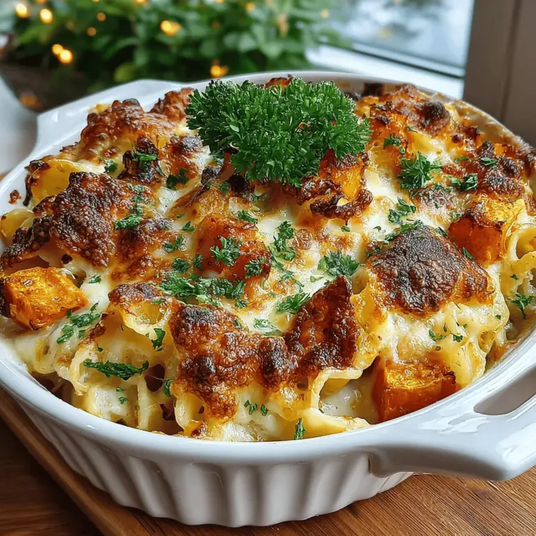 To truly appreciate the Savory Butternut Squash Alfredo Bake, it's essential to understand the key ingredients that come together to create its rich flavor profile and nutritional benefits.