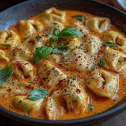 Welcome to the world of culinary delight with our Tomato Basil Bliss Tortellini, a dish that beautifully marries the rich, creamy texture of cheese tortellini with the vibrant freshness of basil and tomatoes. This recipe offers a perfect balance of flavors and textures, making it an ideal choice whether you are whipping up a quick weeknight meal or looking to impress guests at a dinner party.