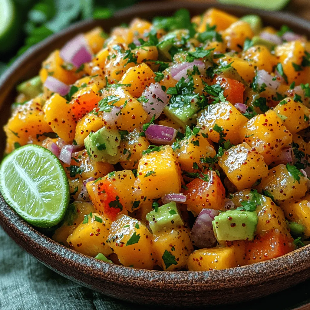 In the world of culinary delights, few things whisk us away to sun-soaked beaches and lush landscapes quite like tropical flavors. The vibrant colors, refreshing tastes, and fragrant aromas of tropical ingredients can transport your senses to a paradise of culinary bliss. One such dish that encapsulates this essence is Mango Avocado Salsa, a delightful blend that brings together the sweetness of mangoes and the creaminess of avocados. This salsa not only tantalizes your taste buds but also serves as a versatile accompaniment to a variety of dishes, making it a favorite among home cooks and food enthusiasts alike.