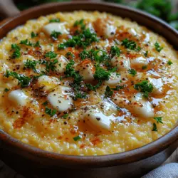 When it comes to comfort food, few dishes can rival the creamy, rich texture of polenta. This beloved Italian staple has roots that trace back centuries, and its versatility makes it a favored canvas for an array of flavors. One standout variation that captivates taste buds is Peppery Garlic Parmesan Polenta. This recipe combines the earthy tastes of cornmeal with the robust flavors of garlic and the sharpness of Parmesan cheese, creating a dish that is as comforting as it is indulgent.