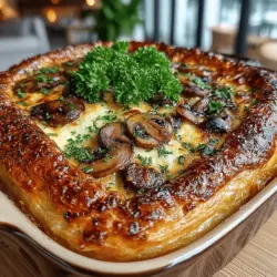 As the seasons shift and the temperatures drop, there’s nothing quite as comforting as a warm, hearty pot pie. The Creamy Mushroom & Leek Pot Pie Bake is the epitome of cozy meals, offering a rich and satisfying blend of flavors that envelops you in warmth with every bite. This dish is not only a delightful way to enjoy the earthy flavors of mushrooms and leeks, but it also serves as a versatile option that caters to a variety of dietary preferences, making it an ideal centerpiece for family gatherings or intimate dinners.