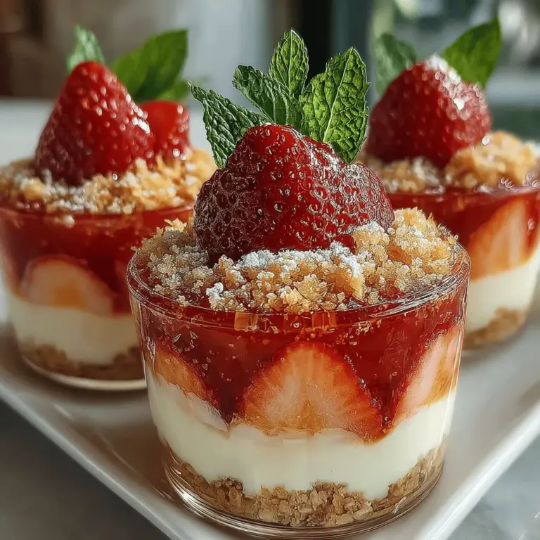 To create the Strawberry Bliss No-Bake Parfaits, it’s essential to understand the key ingredients that contribute to their delightful flavor and texture. Each component plays a crucial role, ensuring that the final dessert is not only delicious but also visually appealing.