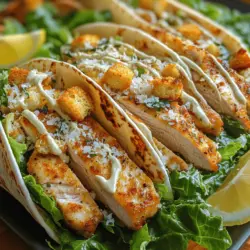 In recent years, wraps have surged in popularity within modern cuisine, becoming a staple for those seeking a convenient yet flavorful meal option. Their versatility makes them perfect for lunchboxes, picnics, and quick weeknight dinners. Among the myriad of wrap recipes that have captured the hearts (and taste buds) of food enthusiasts, Crispy Chicken Caesar Wraps stand out as a delightful fusion of flavors and textures. This recipe not only elevates the classic Caesar salad but also transforms it into a portable meal that is as satisfying as it is delicious.