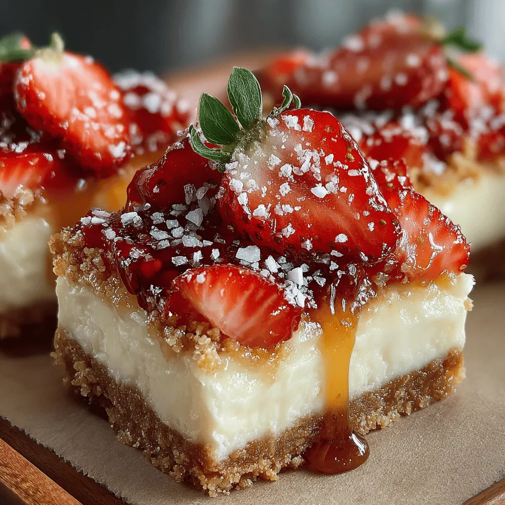 Indulging in a refreshing dessert during the warm summer months is a cherished tradition for many. When the temperatures rise and the sun shines brightly, nothing captures the essence of summer quite like Strawberry Cheesecake Icebox Bars. This delightful recipe combines the creamy richness of cheesecake with the vibrant, juicy flavors of fresh strawberries, all set within a buttery graham cracker crust. Whether you're hosting a summer barbecue, celebrating a special occasion, or simply looking for a sweet treat to enjoy at home, these icebox bars are a perfect choice. They offer a wonderful blend of textures and flavors without the need for baking, making them an ideal dessert for those hot days. Let’s dive into the details of creating this delicious dessert that is sure to impress your family and friends.