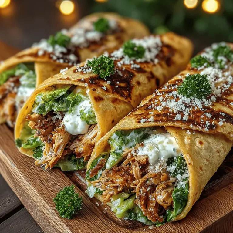 When it comes to quick, satisfying meals that cater to a variety of tastes, Mini Chicken Caesar Salad Wraps stand out as a delicious and nutritious option for lunch or dinner. This recipe offers a delightful fusion of flavors and textures, combining the classic Caesar salad with the convenience of a wrap. Whether you’re looking for a healthy meal prep idea, a fun picnic dish, or a speedy weeknight dinner solution, these wraps check all the boxes. The ease of preparation, coupled with wholesome ingredients, makes them an attractive choice for busy individuals and families alike.