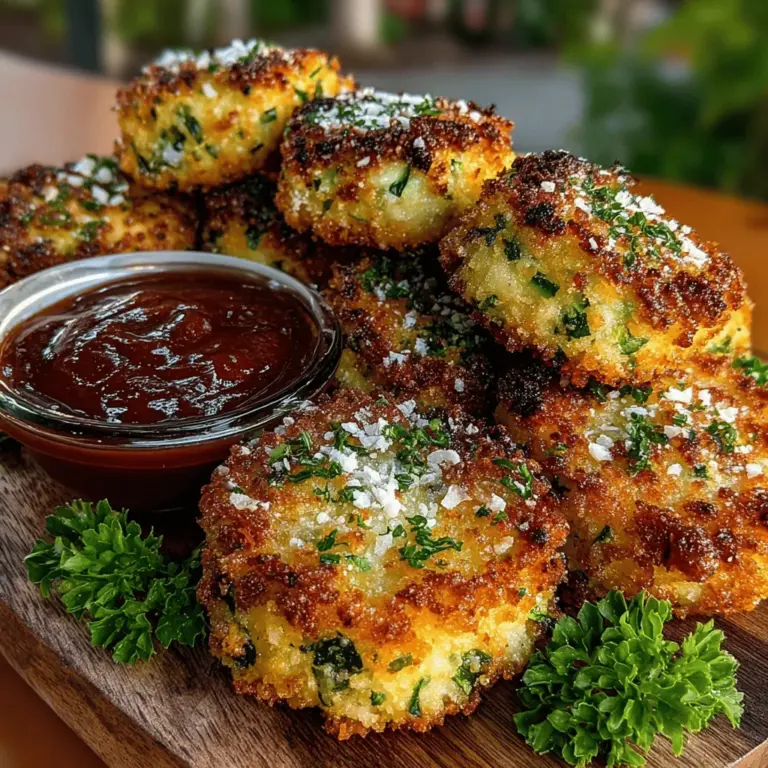 If you’re seeking a deliciously healthy snack or appetizer that will elevate your culinary repertoire, look no further than Zesty Zucchini Parmesan Poppers. These bite-sized delights are not only a feast for the eyes but also a burst of flavor that combines the wholesome goodness of zucchini with the rich, savory notes of Parmesan cheese. With the addition of aromatic spices, these poppers serve as the perfect addition to any gathering, or they can be a satisfying treat for a quiet night in.