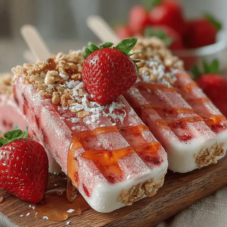 To create the best Berry Bliss Frozen Strawberry Yogurt Pops, understanding the ingredients is crucial. Each component contributes to the overall flavor, texture, and nutritional value of the finished product. Let’s take a closer look at the star ingredients that make these treats not only delicious but also nourishing.