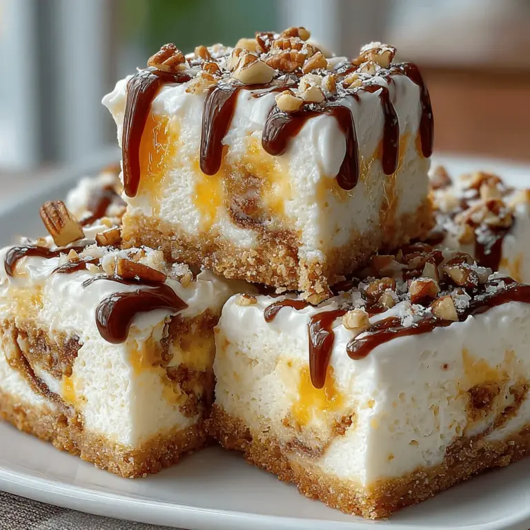 Indulging in a sweet treat doesn’t have to mean compromising on health, and that’s where these Frosty Cinnamon Swirl Yogurt Bars come into play. This delightful recipe marries the creamy goodness of Greek yogurt with the nostalgic flavors of cinnamon rolls, creating a guilt-free dessert that satisfies your sweet tooth while providing nutritional benefits. Perfect for a refreshing summer snack or a wholesome option for kids, these yogurt bars are not only simple to make, but they are also irresistibly delicious and sure to please family and friends alike.