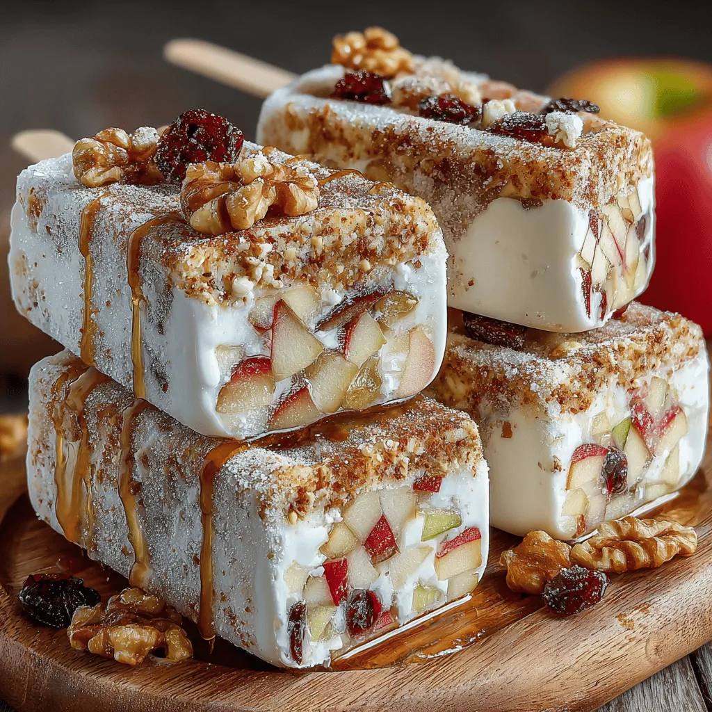 In the realm of healthy snacking, few treats are as delightful and refreshing as Frosty Apple-Pie Yogurt Bars. Combining the creamy goodness of Greek yogurt with the wholesome flavors of apples and spices, these bars are a perfect blend of nutrition and indulgence. Whether you're looking for a cool snack on a hot day or a nutritious dessert to satisfy your sweet tooth, these yogurt bars are an excellent choice. They not only offer a delectable taste but also pack a punch in terms of health benefits, making them a fitting addition to your snack repertoire.