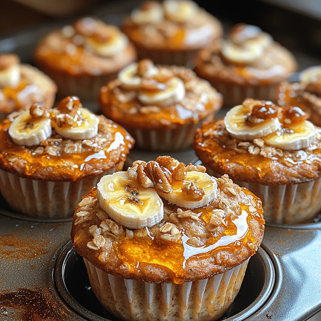 At the heart of this recipe are ripe bananas, which serve as the natural sweetener and base for the oat cups. As bananas ripen, their starches convert to sugars, making them an excellent ingredient for adding sweetness without the need for excessive added sugars. Additionally, bananas are rich in potassium, a vital mineral that supports heart health, muscle function, and overall well-being. Including ripe bananas in your breakfast not only enhances flavor but also boosts your nutrient intake.