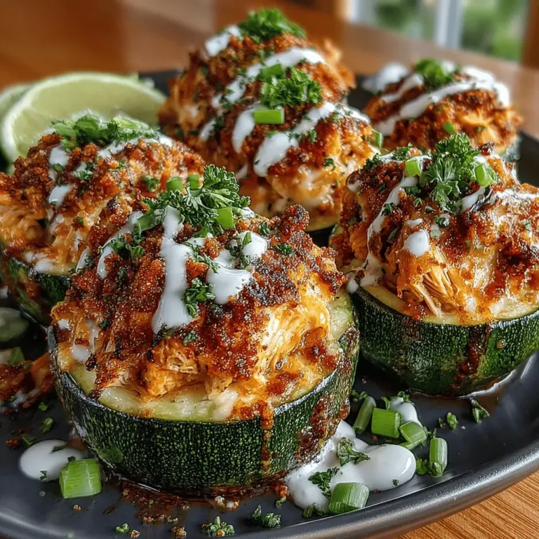 In recent years, the culinary landscape has seen a significant shift towards healthier eating, with appetizers taking center stage in this movement. Gone are the days when party platters were dominated by heavy, calorie-laden options. Today, more and more people are seeking flavorful, nutritious bites that don’t compromise on taste. Enter the Spicy Mini Buffalo Chicken Zucchini Cups—a dish that embodies the essence of this trend, perfectly blending health and indulgence.