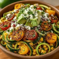 Vibrant Zucchini & Lentil Salad Bowls