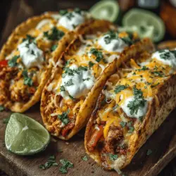 Crunchy Mini Chicken Fajita Taco Cones: A Flavorful Experience