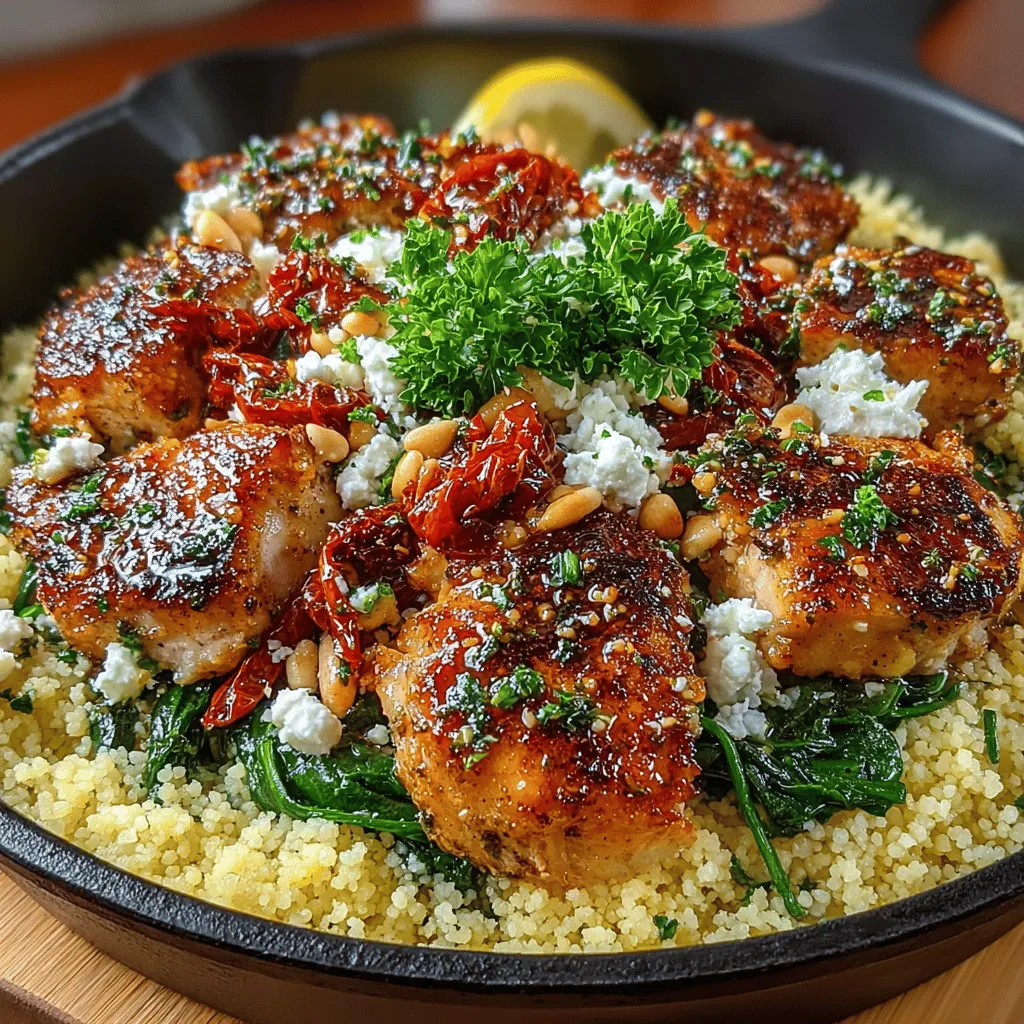 In the realm of quick and delicious meals, Sun-Dried Tomato Chicken Couscous stands out as a delightful option that brings together convenience and flavor in perfect harmony. This dish combines tender chicken, vibrant sun-dried tomatoes, and fluffy couscous, creating a wholesome meal that can be prepared in under 30 minutes. Its appeal lies in the way it marries Mediterranean-inspired ingredients with a modern twist, making it a favorite for busy weeknights or casual gatherings. Whether you are a culinary novice or a seasoned cook, this recipe promises a satisfying and nutritious experience.