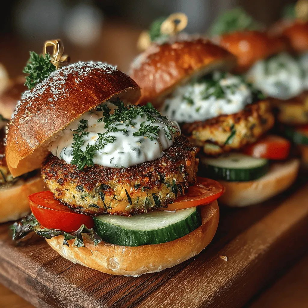 When preparing your Baked Falafel Zucchini Sliders, it's crucial to maintain the right texture of your mixture. Over-blending can lead to a paste-like consistency, which will cause the patties to lose their characteristic falafel texture. Instead, pulse the mixture in your food processor until the ingredients are just combined. You want to achieve a coarse texture that includes small chunks of chickpeas and zucchini. This method will yield sliders that are crispy on the outside and pleasantly textured on the inside.