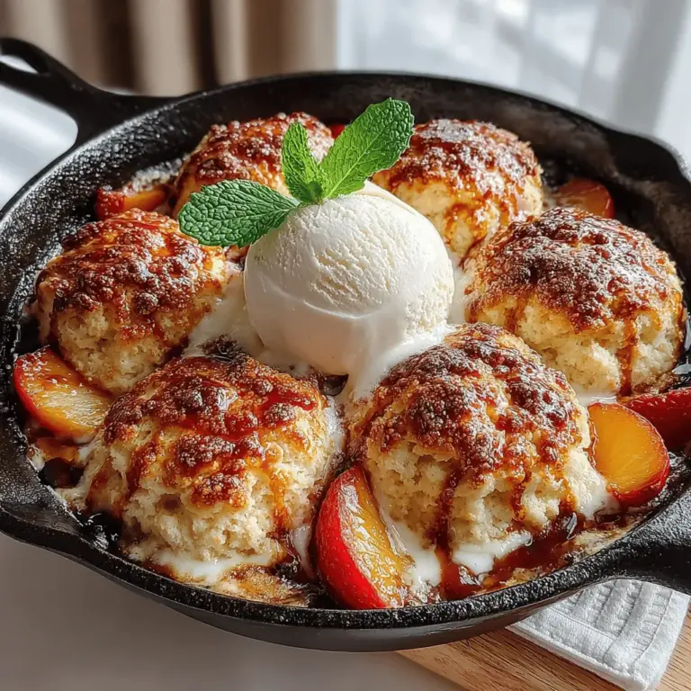 In the world of desserts, quick and easy recipes hold a special place, especially for those who wish to indulge their sweet tooth without spending hours in the kitchen. The allure of a quick dessert lies not only in its simplicity but also in its ability to bring joy to any gathering or weeknight dinner with minimal effort. One beloved option that encapsulates this ease and deliciousness is peach cobbler—a classic summer treat that evokes nostalgic memories of sun-soaked afternoons and family gatherings.