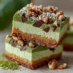 In the world of desserts, the quest for a treat that satisfies both the palate and the body can often feel like a daunting challenge. Enter the Frozen Yogurt Matcha Cookie Dough Bars, a delightful fusion of flavors that not only tantalizes your taste buds but also aligns with a healthier lifestyle. These bars feature a nutty, chewy cookie dough layer that pairs beautifully with a creamy matcha yogurt topping, creating a delicious balance of textures and tastes.