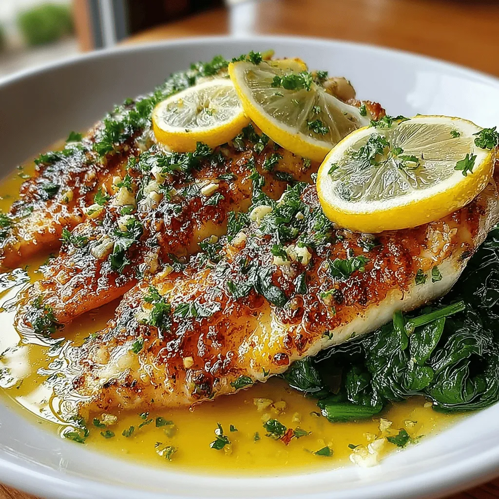 When it comes to quick and delicious meals, Garlic Butter Tilapia with Spinach stands out as a perfect contender. This dish not only captivates with its delectable flavor profile but also wins over health enthusiasts for its nutritious ingredients. Combining the mild taste of tilapia with the vibrant and slightly earthy notes of spinach, this recipe is a culinary delight that appeals to a wide range of palates. Whether you're a busy professional looking for a swift dinner solution or a home cook wanting to impress guests, Garlic Butter Tilapia with Spinach is sure to please.