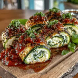 Zucchini has emerged as a star ingredient in the realm of healthy cooking, gaining popularity for its versatility and nutritional benefits. Whether spiralized into noodles, grilled, or sautéed, this summer squash offers a light and refreshing option for those looking to enhance their culinary repertoire. One delightful way to showcase zucchini in your meals is through Zucchini Ricotta Pinwheels, a dish that beautifully marries the tender nature of zucchini with the creamy richness of ricotta cheese.